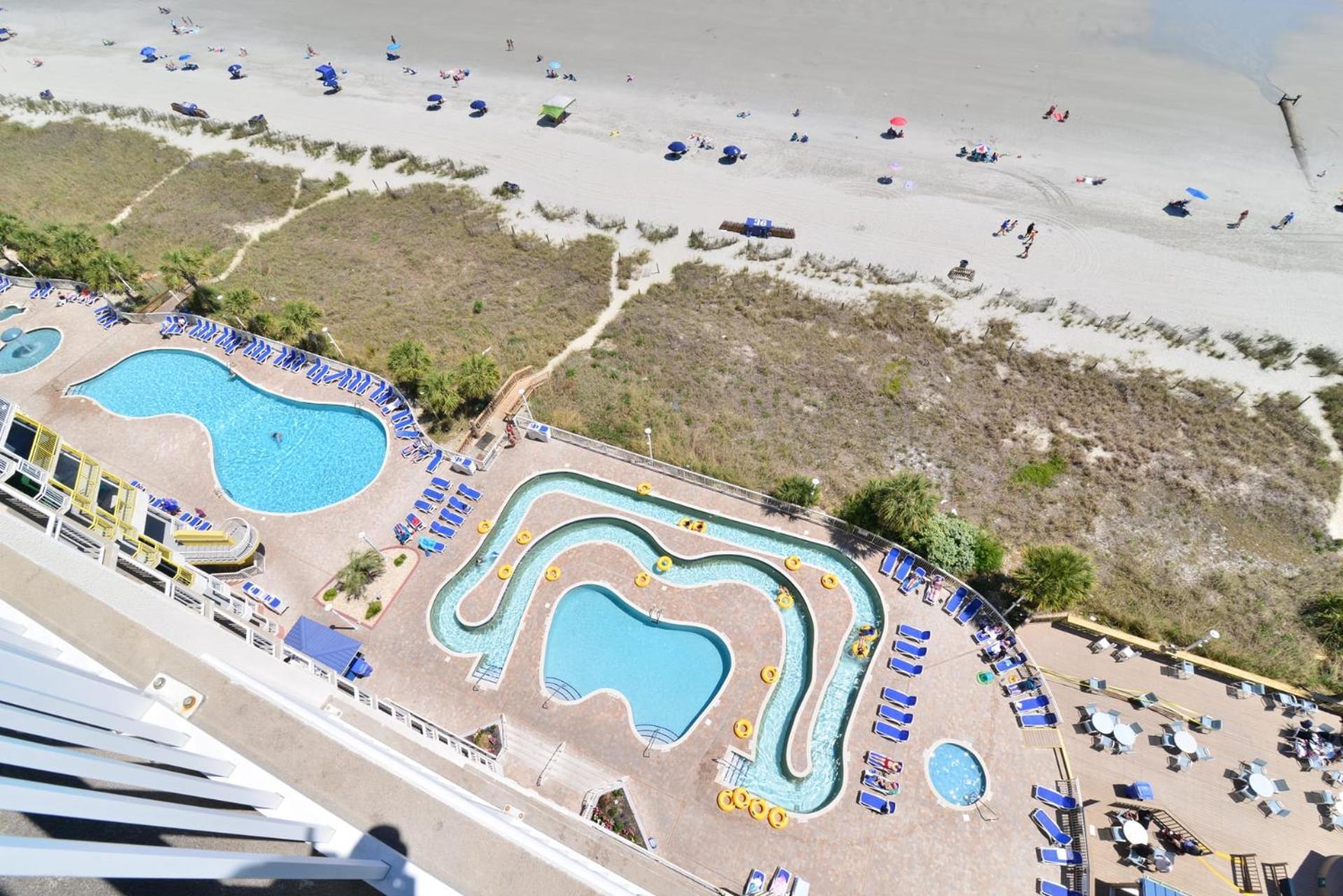 Oceanfront Top Location Modern Resort Lazy River Huge Pool Oasis Myrtle Beach Ngoại thất bức ảnh